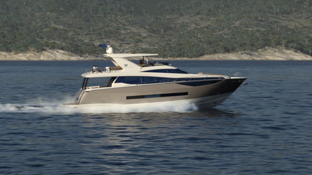 Prestige 720 yacht