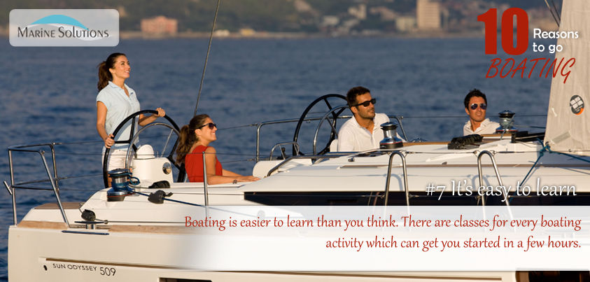 boating is easy to learn