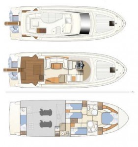 Ferretti 460 layout