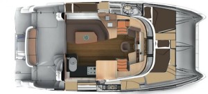 Fountaine Pajot Summerland 40 LC layout
