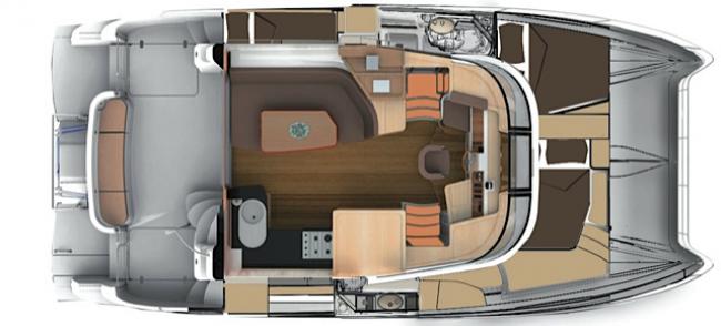 Fountaine Pajot Summerland 40 LC layout