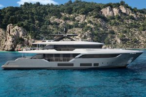 Custom Line Navetta 38' motor yacht for sale in India