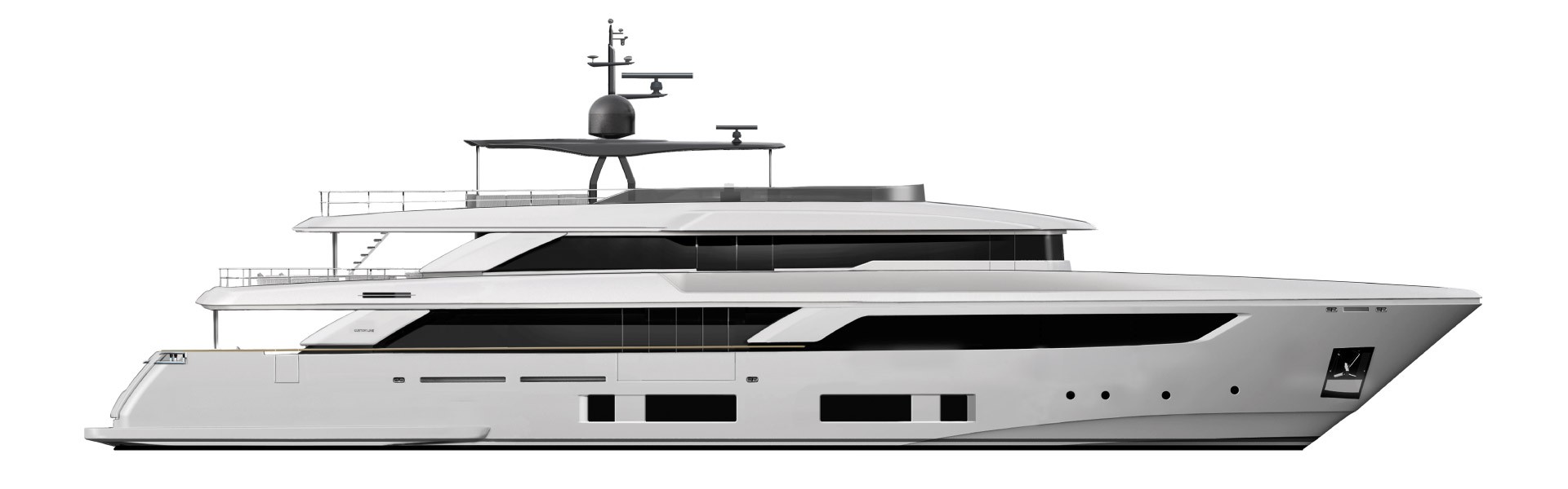 Custom Line Navetta 42 Yacht For Sale India Layout Profile