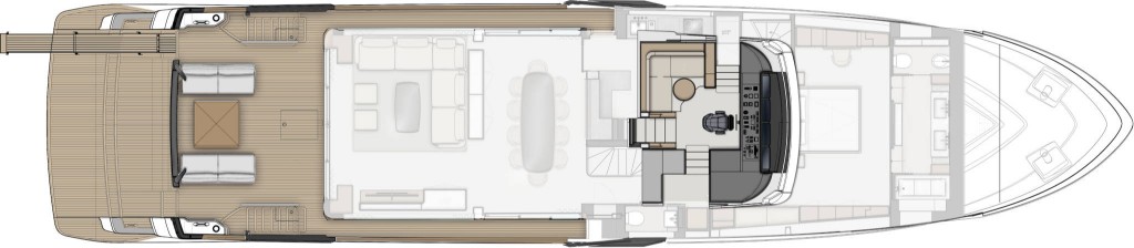 Ferreti 1000 Yatch For Sale In India Layout Wheelhouse
