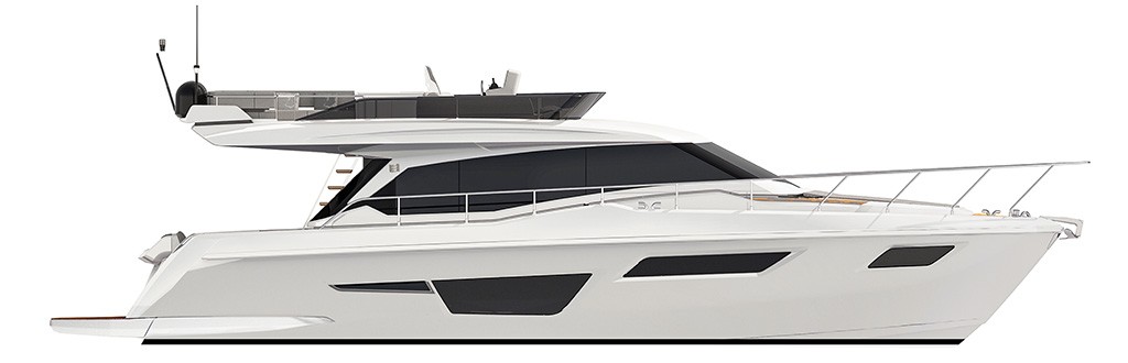 Ferretti Yachts 500 For Sale in India - Layout