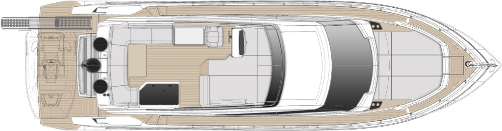 Ferretti Yachts 500 For Sale in India - Layout 2
