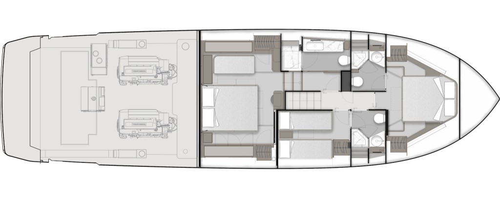 Ferretti-Yachts-580-Yacht-For-Sale-In-India-Layout Lower Deck (Optional)