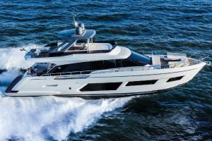 Ferretti Yachts 670 motor yacht for sale in India