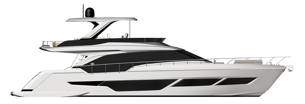 Ferretti Yachts 670 Yacht For Sale In India Layout (Optional)