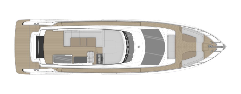 Ferretti Yachts 670 Yacht For Sale In India Layout Sun Deck