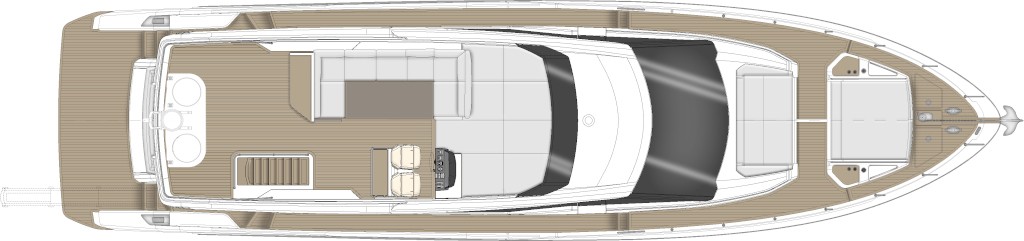 Ferretti Yachts 720 New Yacht For Sale In India Layout Flybridge