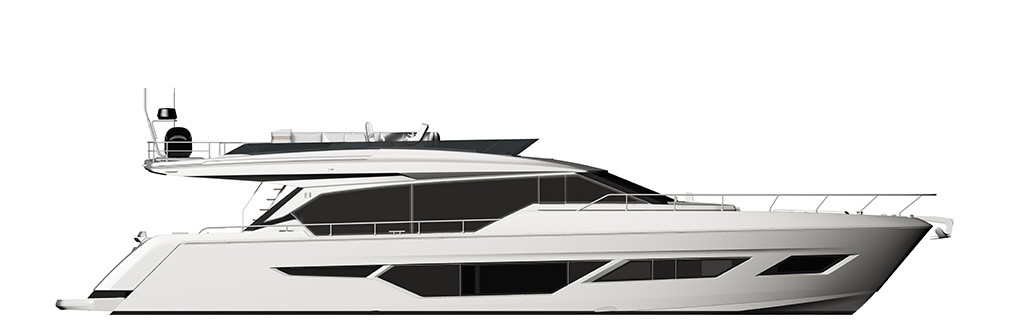 Ferretti Yachts 720 New Yacht For Sale In India Layout