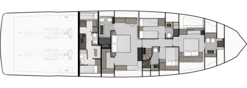 Ferretti-Yachts-Infynito-90-Yatch-For-Sale-In-India-Layout Lower Deck (Optional)