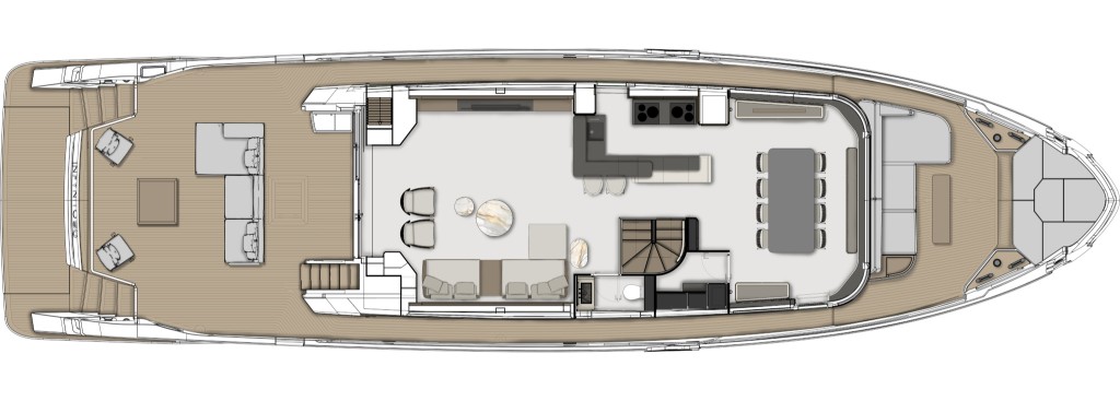 Ferretti-Yachts-Infynito-90-Yatch-For-Sale-In-India-Layout Main Deck (Optional)