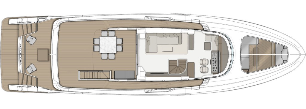 Ferretti-Yachts-Infynito-90-Yatch-For-Sale-In-India-Layout Upper Deck