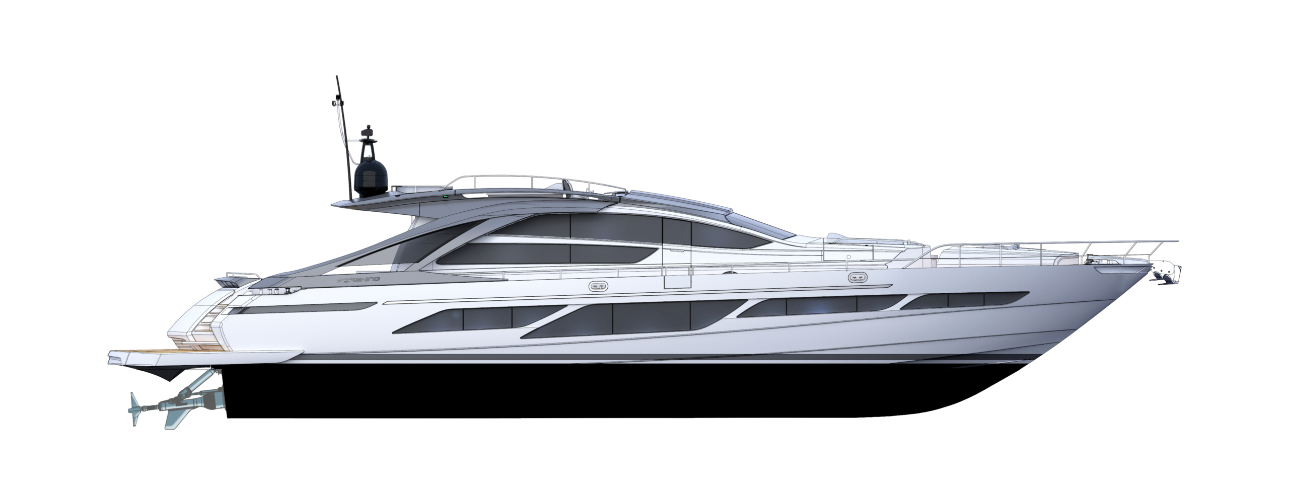 Pershing 9X Yacht For Sale In India Layout 1