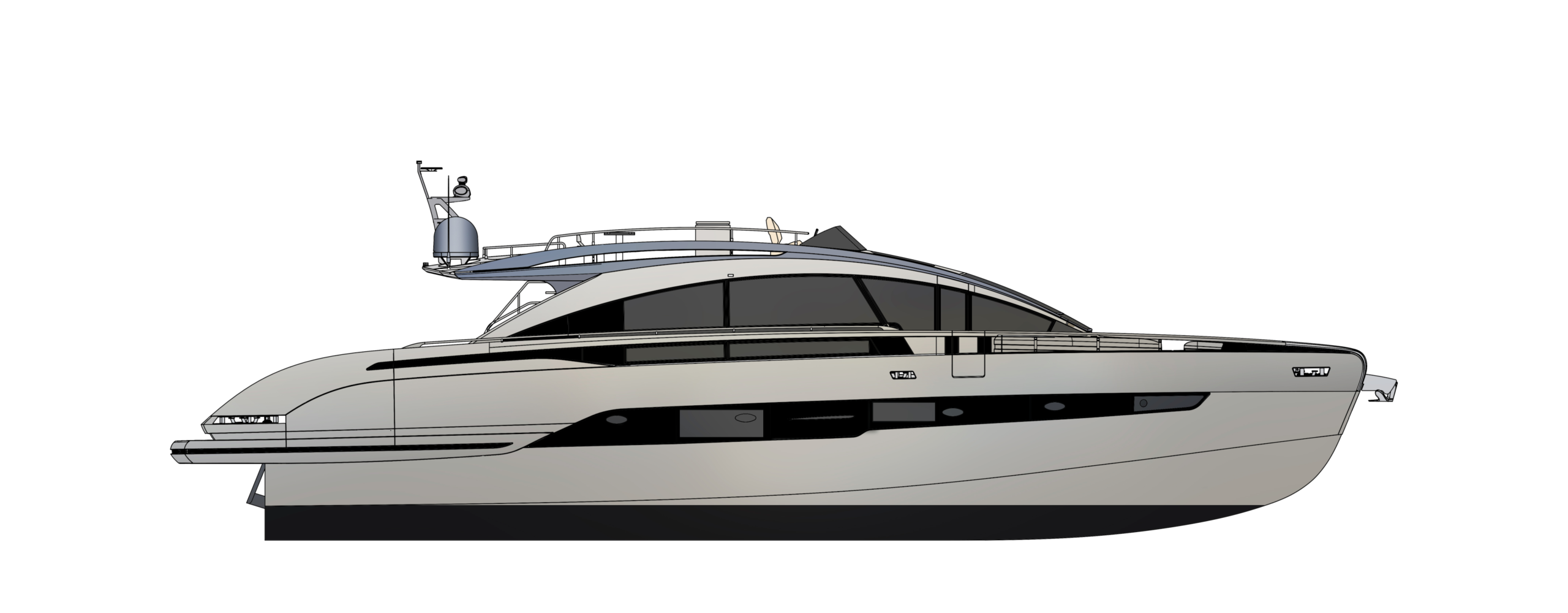 Pershing GTX80 Yacht For Sale In India Layout Profile