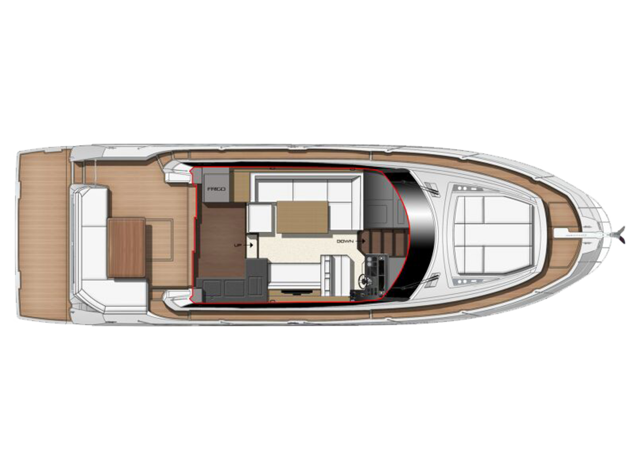 Prestige 460 Yacht For Sale In India Layout 3
