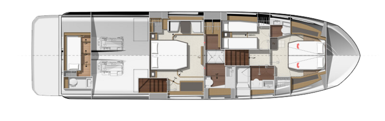 Prestige 590 Yacht For Sale In India Layout 2
