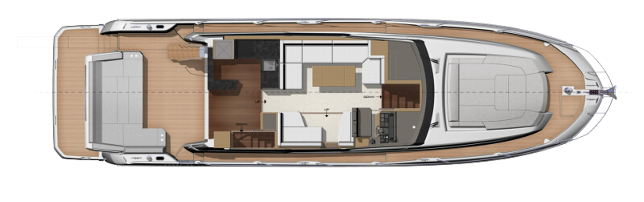 Prestige 590 Yacht For Sale In India Layout 3