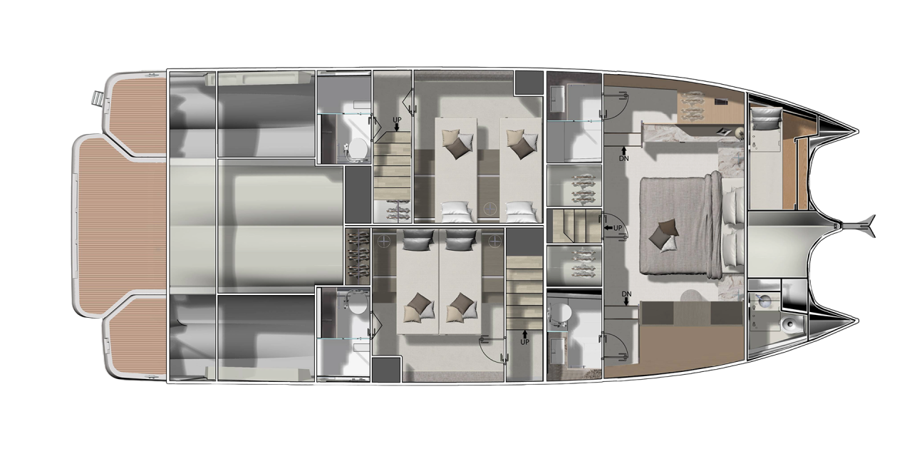 Prestige M48 Yacht For Sale In India Layout 3