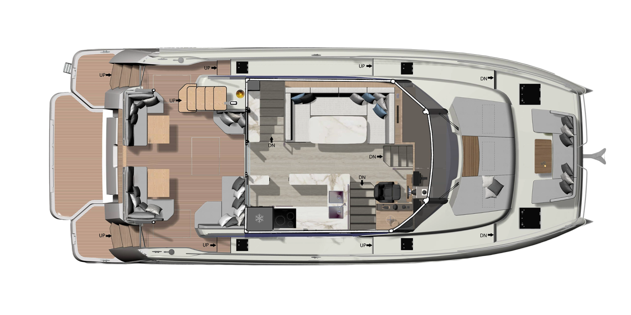 Prestige M48 Yacht For Sale In India Layout 4