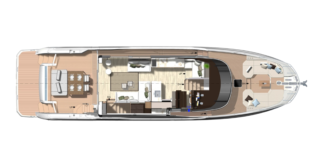 Prestige X60 Yacht For Sale In India Layout 5