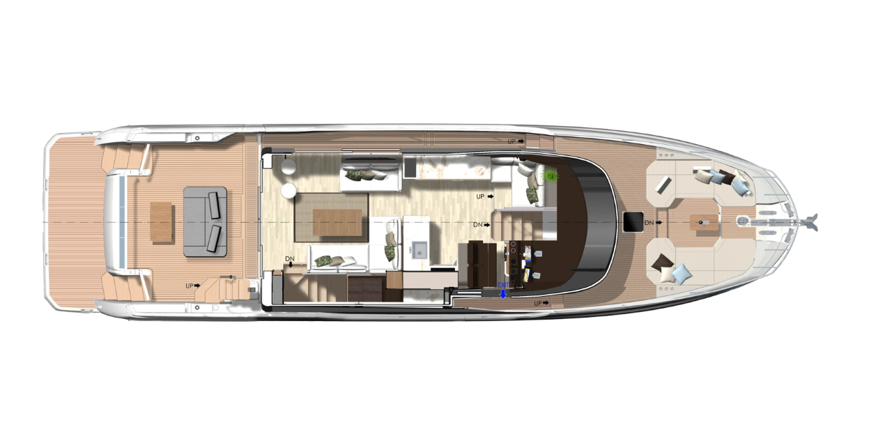 Prestige X60 Yacht For Sale In India Layout 6
