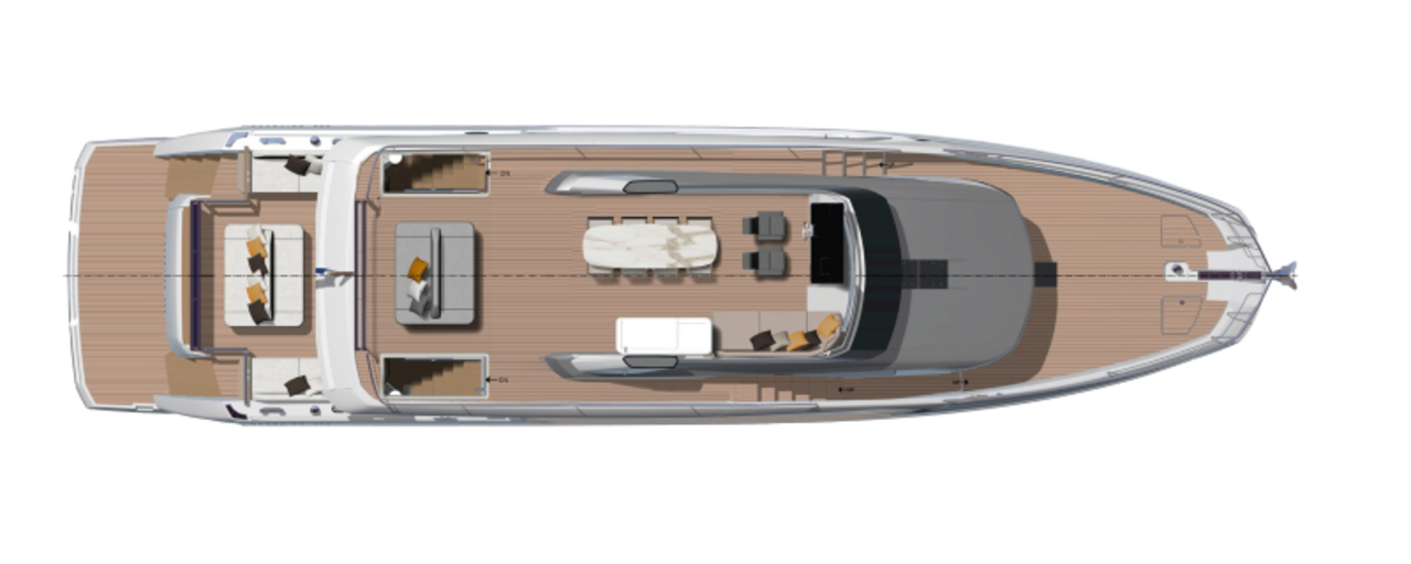 Prestige X70 Yacht For Sale In India Layout 7
