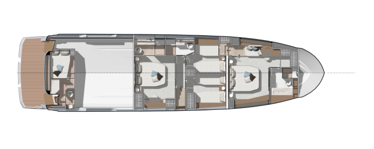 Prestige X70 Yacht For Sale In India Layout 8