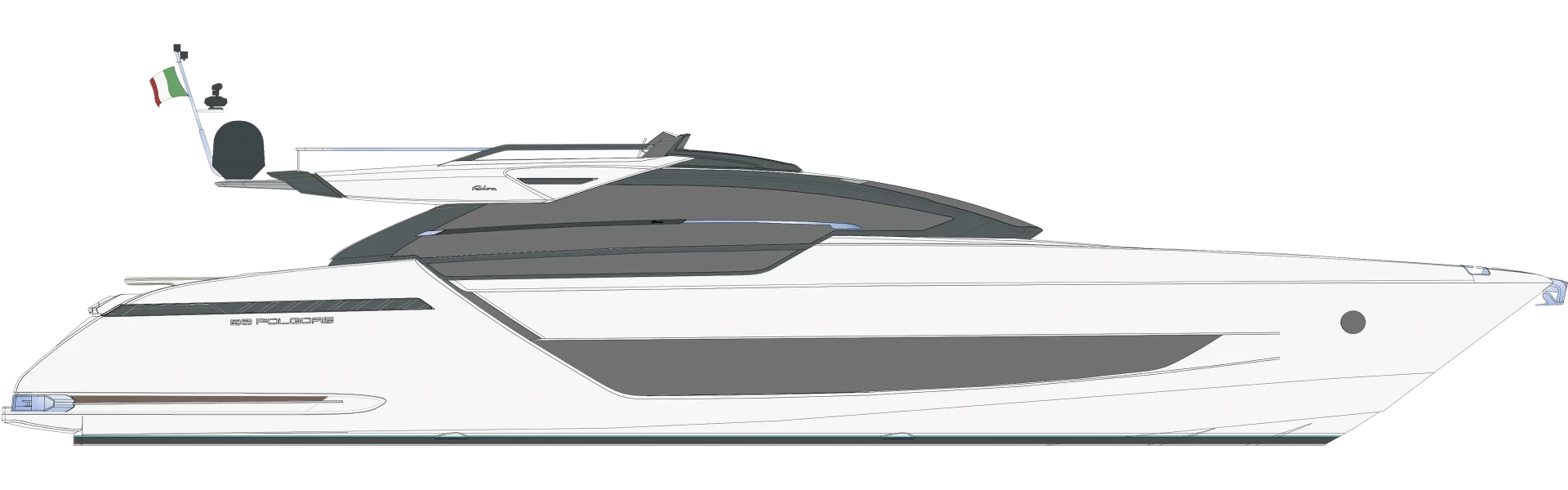 Riva 88' Folgore Yacht For Sale In India Layout Profile