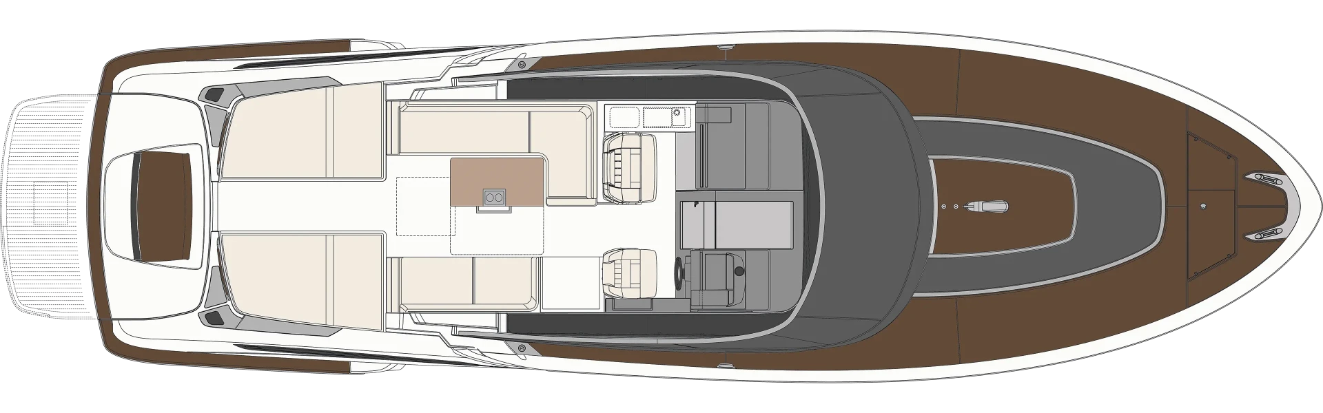 Riva Dolceriva Yacht For Sale In India Layout Main Deck