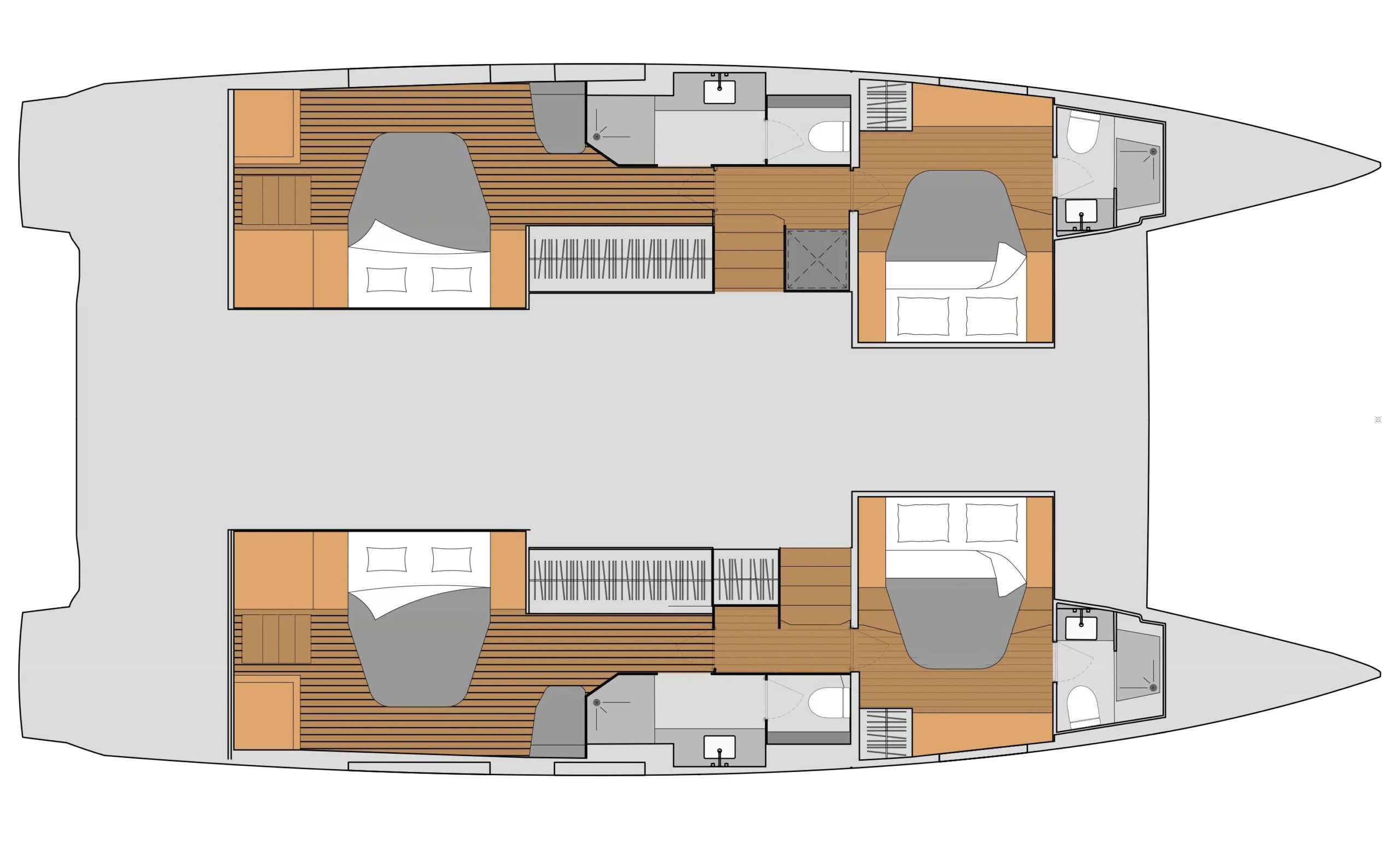 Fountaine Pajot Catamaran 51Yacht For Sale In India Layout 2
