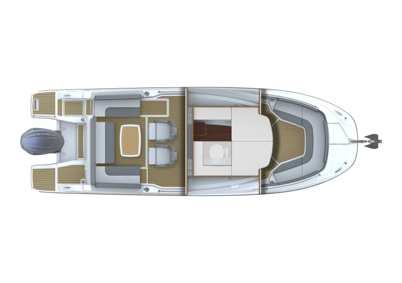 Jeanneau Cap Camarat 7.5 CC Yacht For Sale In India Layout (4)