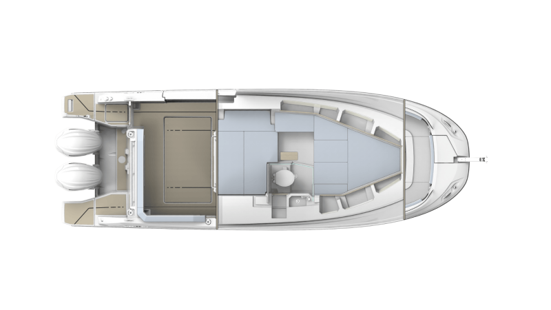 Jeanneau Cap Camarat 9.0 CC Serie2 Yacht For Sale In India Layout (1)