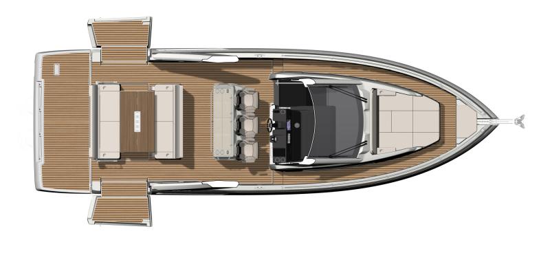 Jeanneau DB37 IB Yacht For Sale In India Layout (1)
