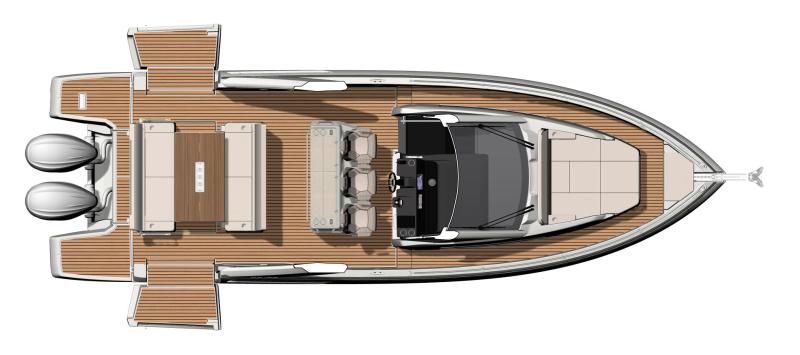 Jeanneau DB37 OB Yacht For Sale In India Layout (2)