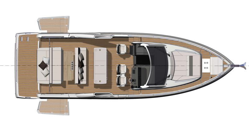 Jeanneau DB43 IB Yacht For Sale In India Layout (1)