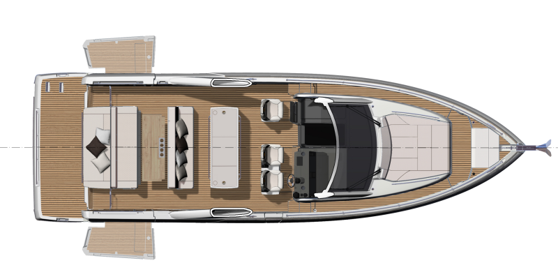 Jeanneau DB43 IB Yacht For Sale In India Layout (2)