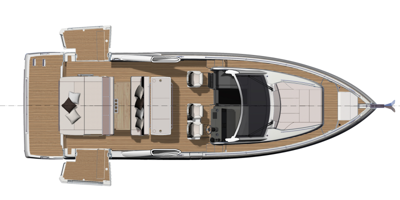 Jeanneau DB43 IB Yacht For Sale In India Layout (3)