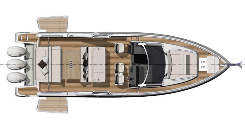 Jeanneau DB43 OB Yacht For Sale In India Layout (4)