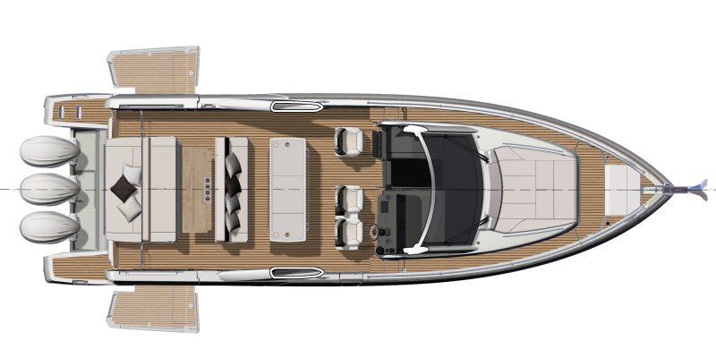 Jeanneau DB43 OB Yacht For Sale In India Layout (5)