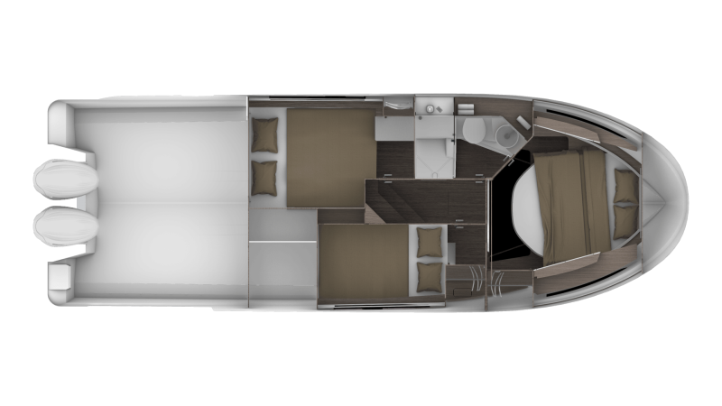 Jeanneau Merry Fisher 1095 Coupé Serie2 Yacht For Sale In India Layout (1)