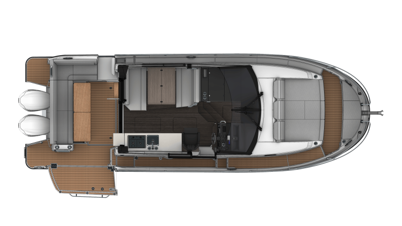 Jeanneau Merry Fisher 1095 Coupé Serie2 Yacht For Sale In India Layout (3)