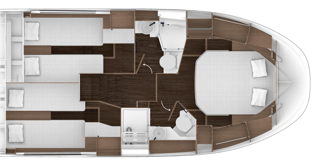 Jeanneau Merry Fisher 1295 Fly Yacht For Sale In India Layout (1)