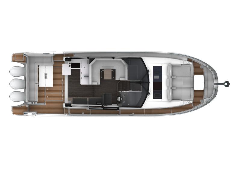 Jeanneau Merry Fisher 1295 Fly Yacht For Sale In India Layout (2)