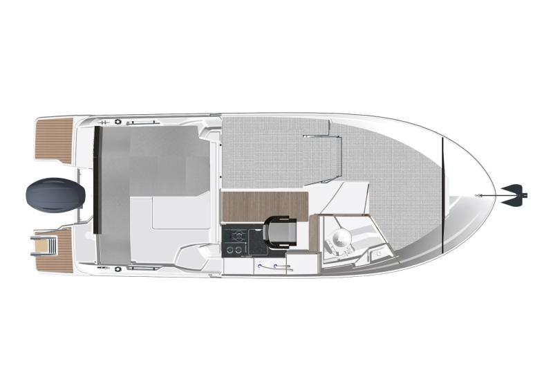 Jeanneau Merry Fisher 695 Yacht For Sale In India Layout (4)