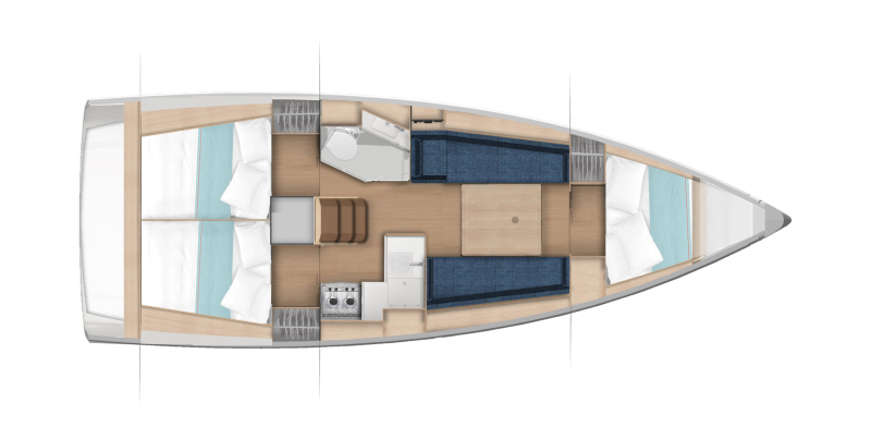 Jeanneau Sun Odyssey 350 For Sale In India Layout (3)