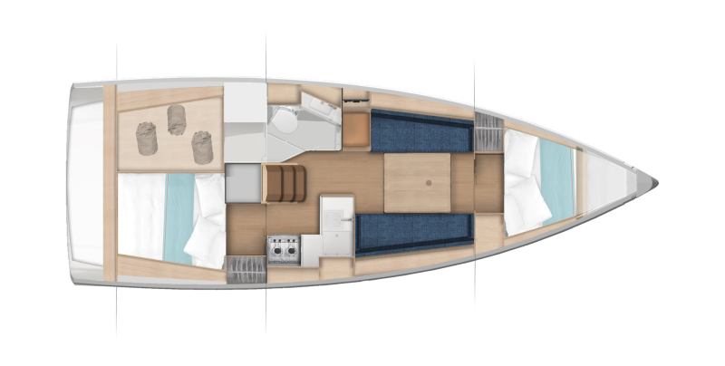 Jeanneau Sun Odyssey 350 For Sale In India Layout (4)