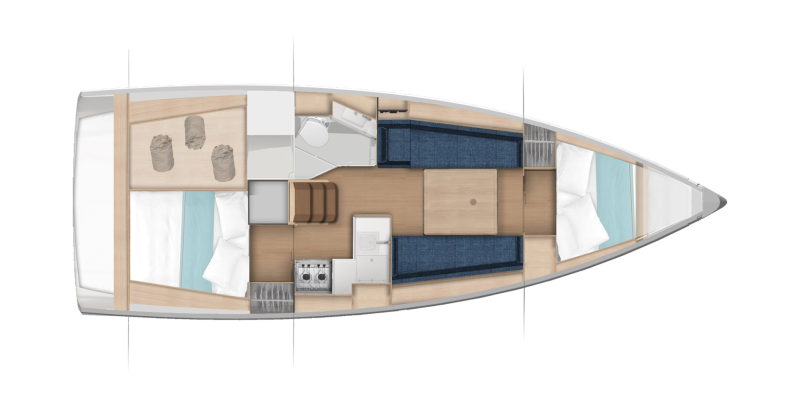 Jeanneau Sun Odyssey 350 For Sale In India Layout (5)